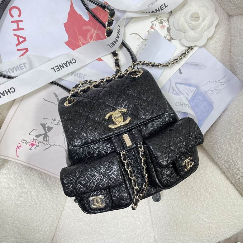 Chanel Bag backpack3787 16.5X17.5X10cm