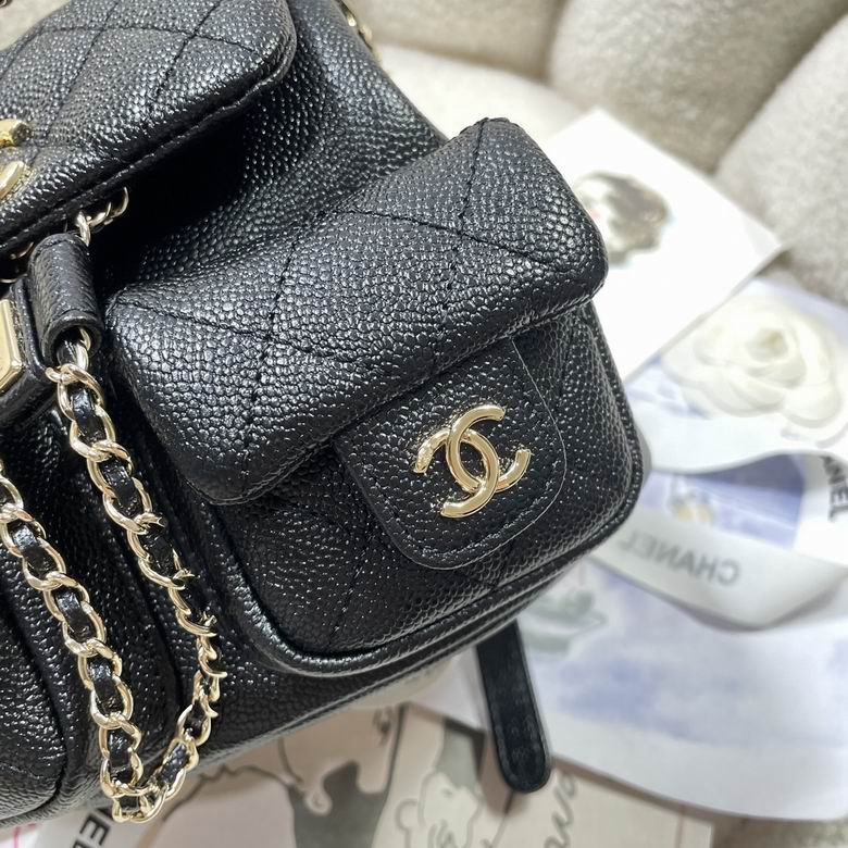 Chanel Bag backpack3787 16.5X17.5X10cm