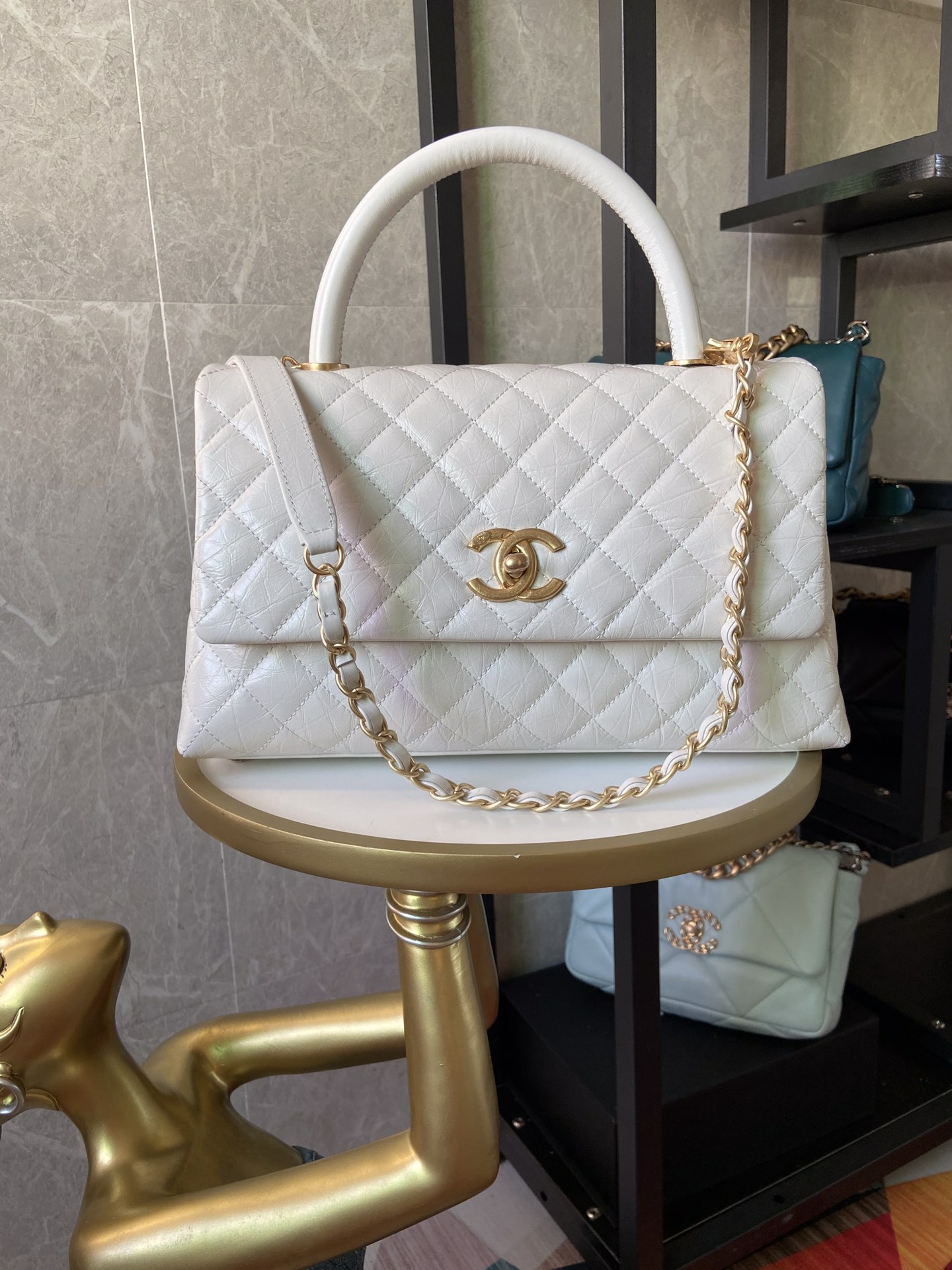 Chanel Bag Coco Handle 627871 29cm cm al