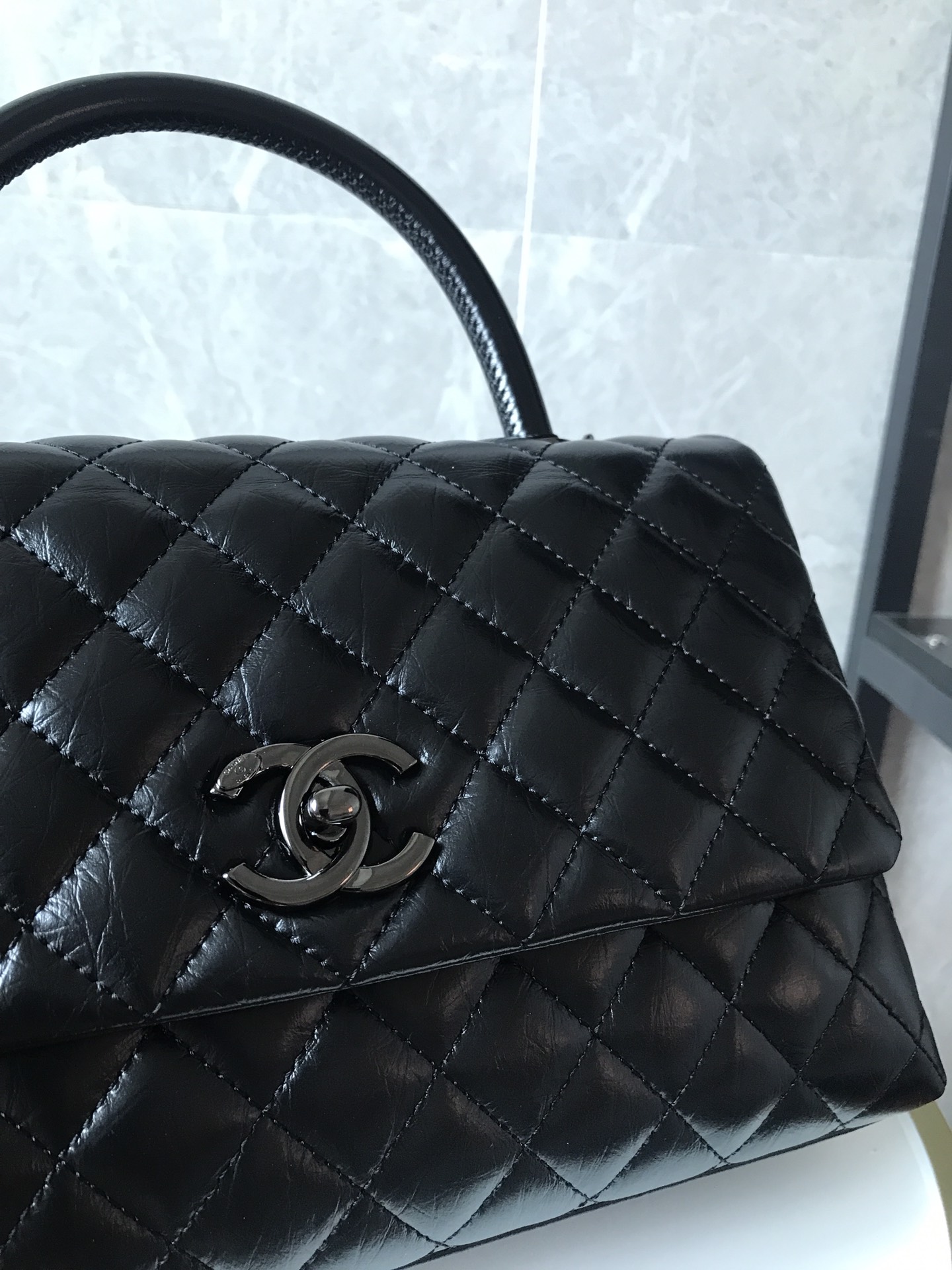 Chanel Bag Coco Handle 627898 29cm cm al