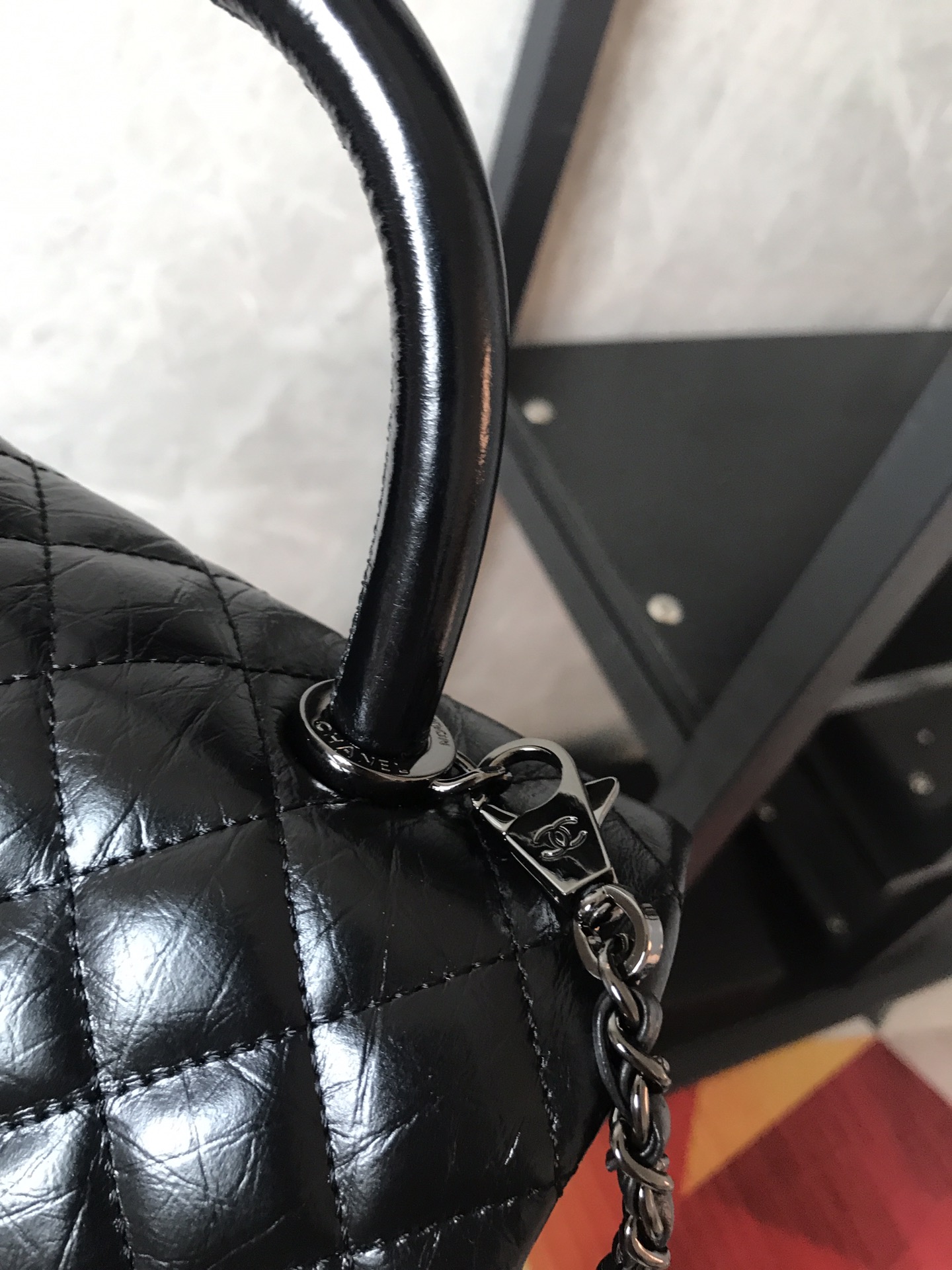 Chanel Bag Coco Handle 627898 29cm cm al