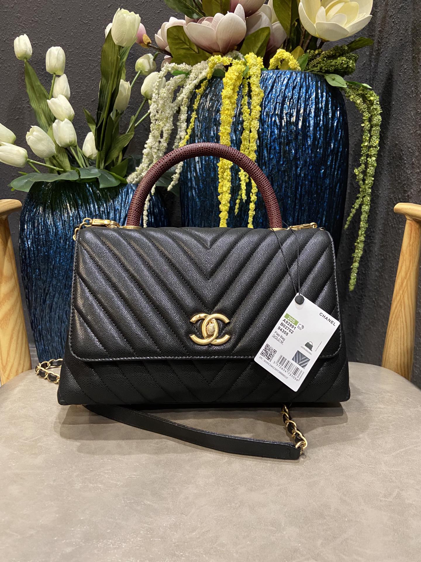 Chanel Bag Coco Handle 627907 29cm cm al