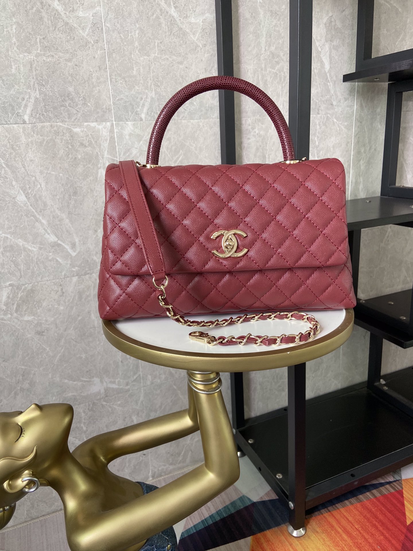 Chanel Bag Coco Handle 627947 29cm cm al