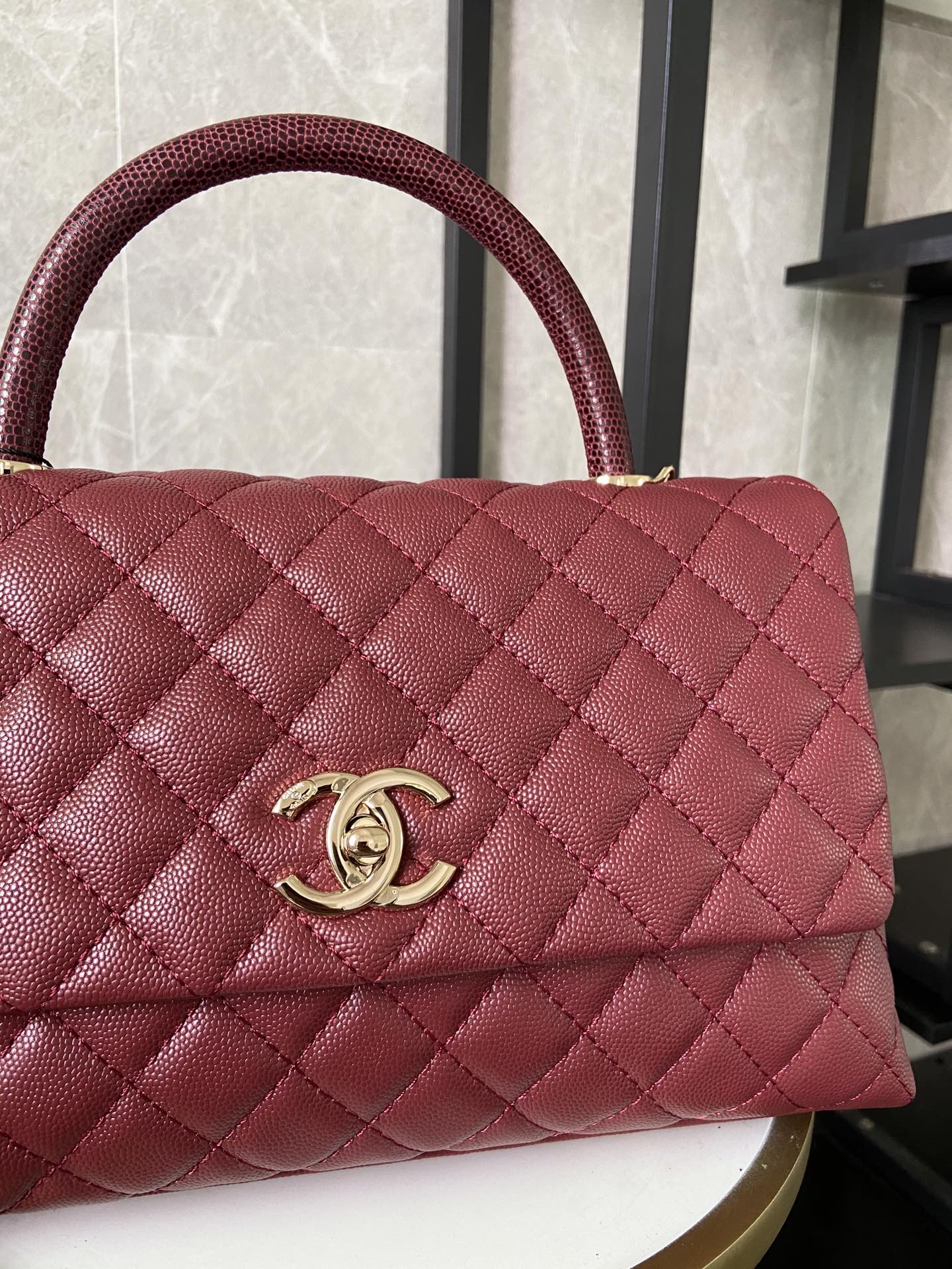 Chanel Bag Coco Handle 627947 29cm cm al