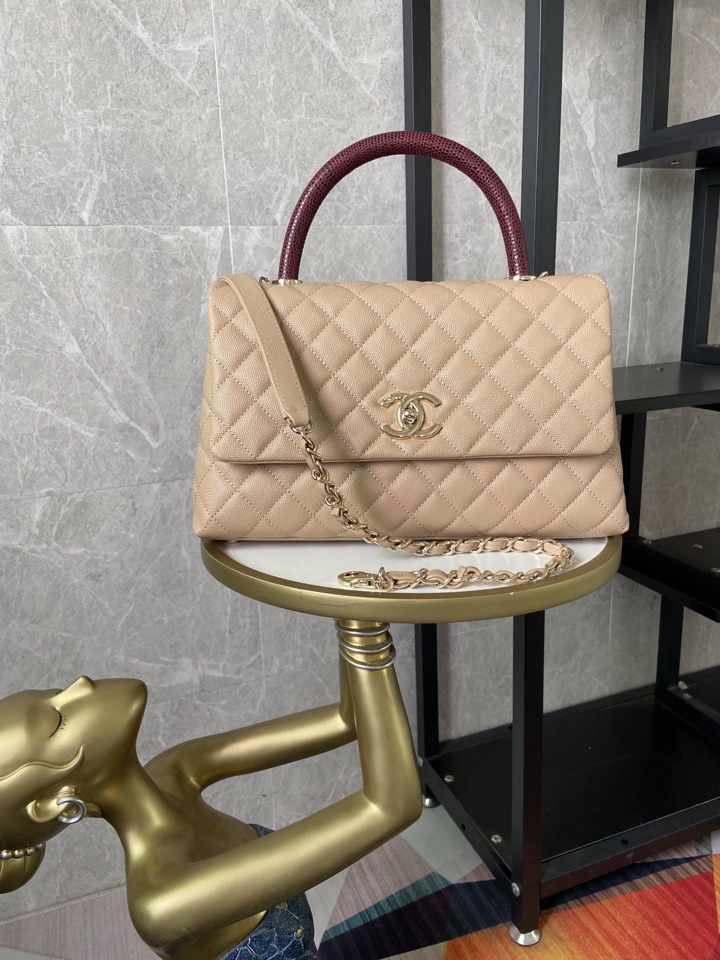 Chanel Bag Coco Handle 627965 29cm cm al