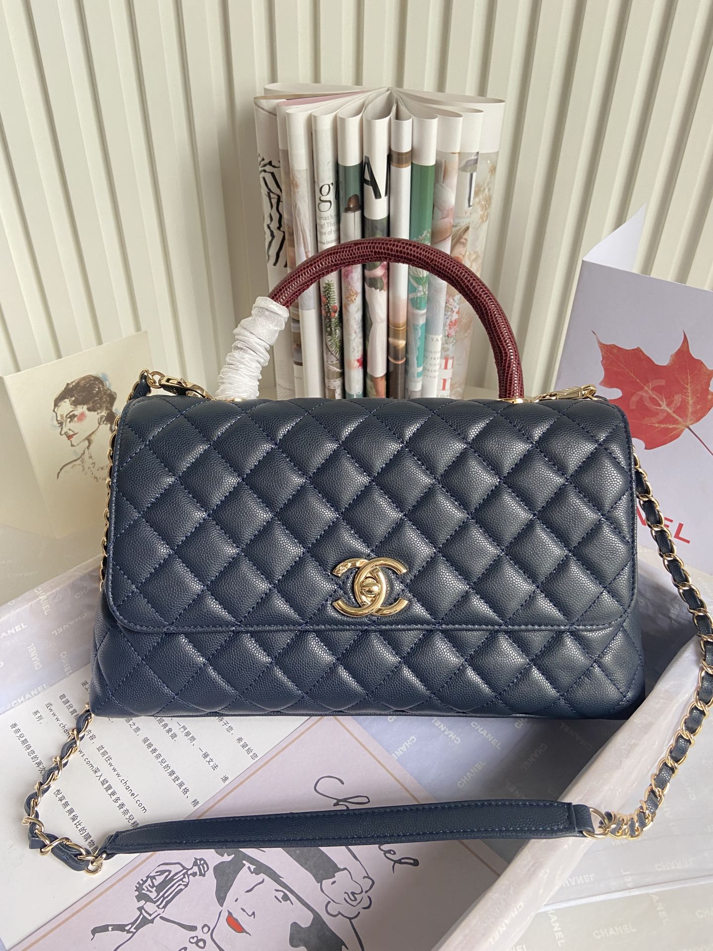 Chanel Bag Coco Handle 628061 29cm cm al