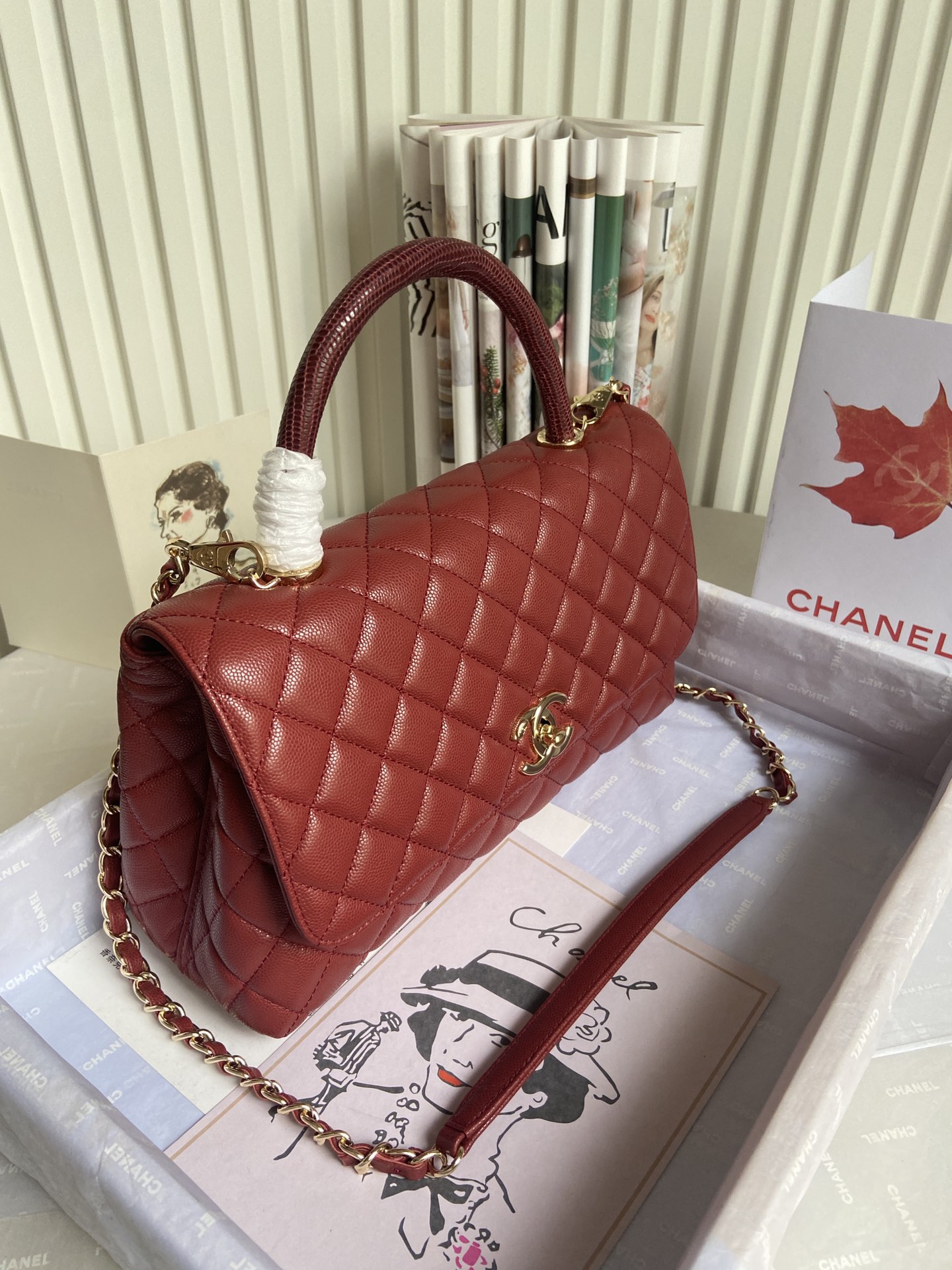 Chanel Bag Coco Handle 628079 29cm cm al