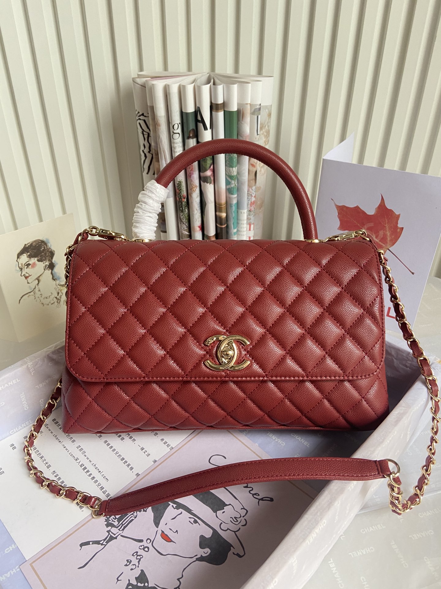 Chanel Bag Coco Handle 628088 29cm cm al