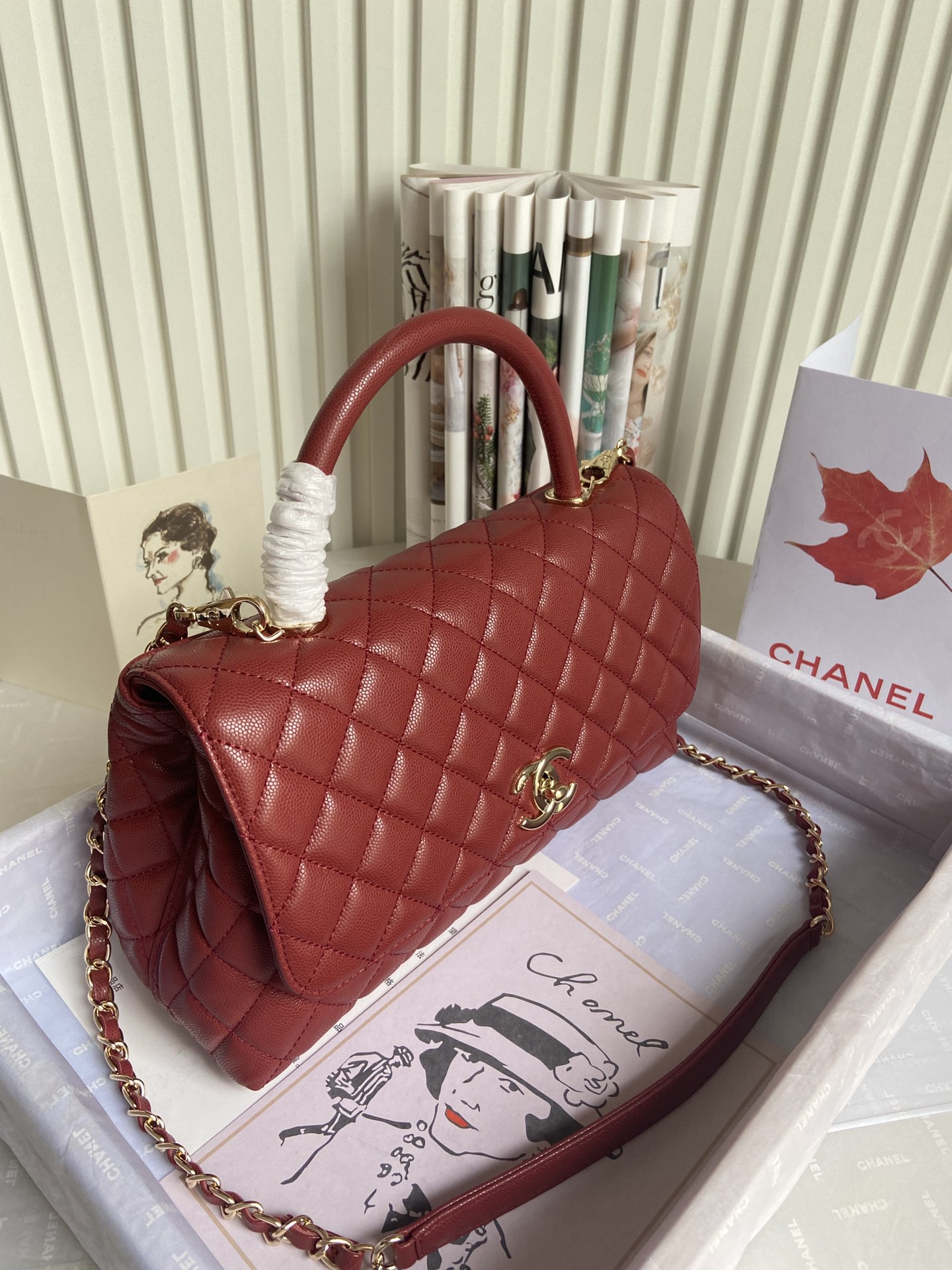 Chanel Bag Coco Handle 628088 29cm cm al