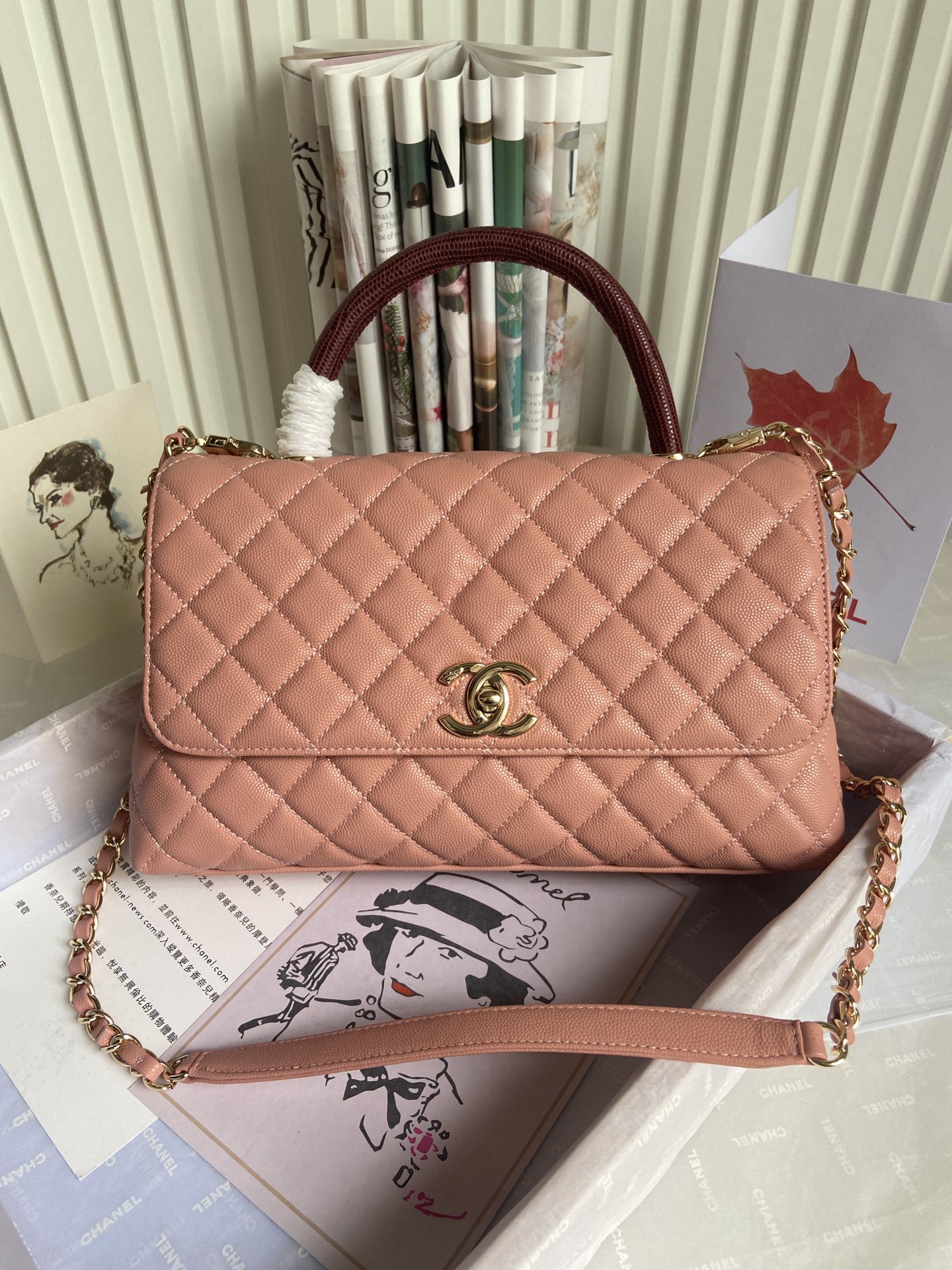 Chanel Bag Coco Handle 628197 29cm cm al