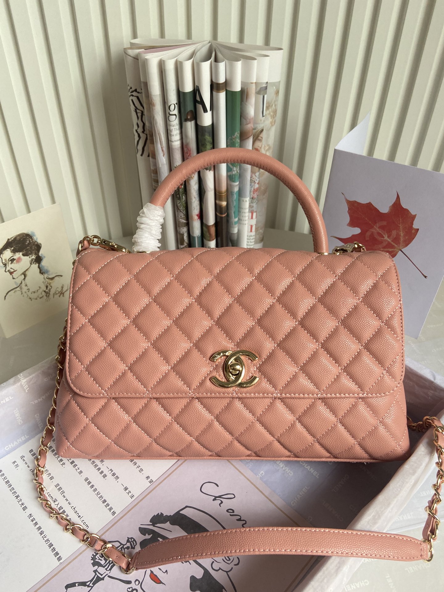 Chanel Bag Coco Handle 628105 29cm cm al