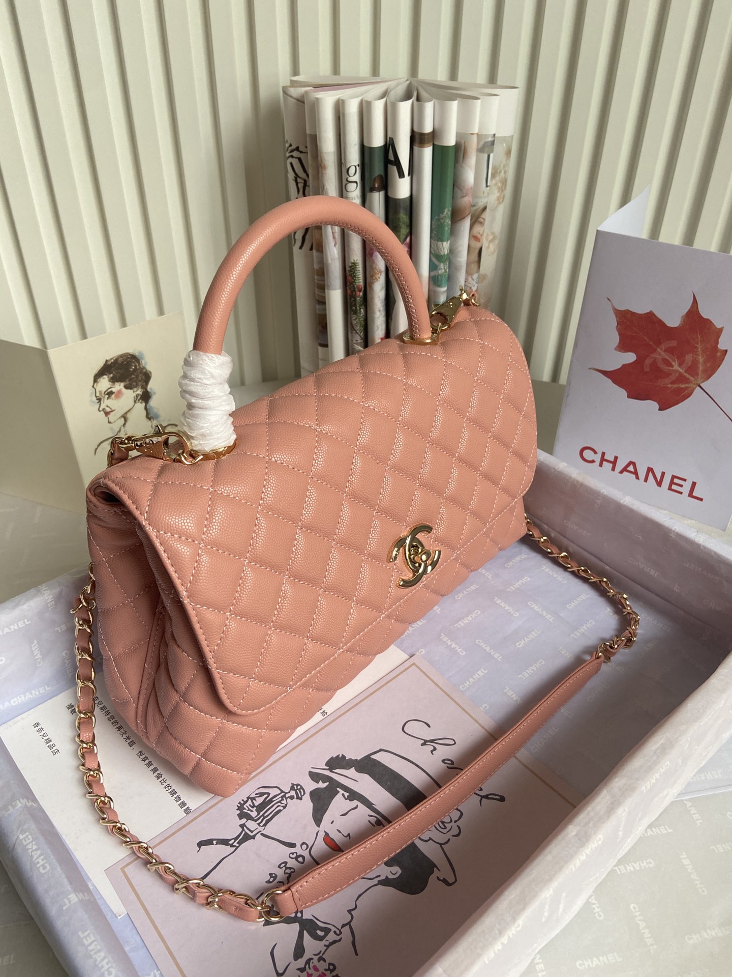 Chanel Bag Coco Handle 628105 29cm cm al