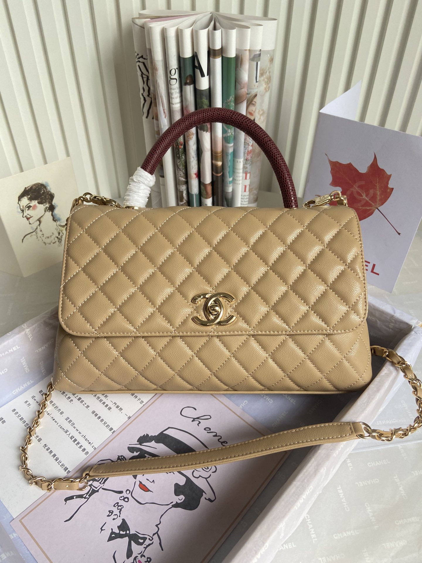 Chanel Bag Coco Handle 628113 29cm cm al