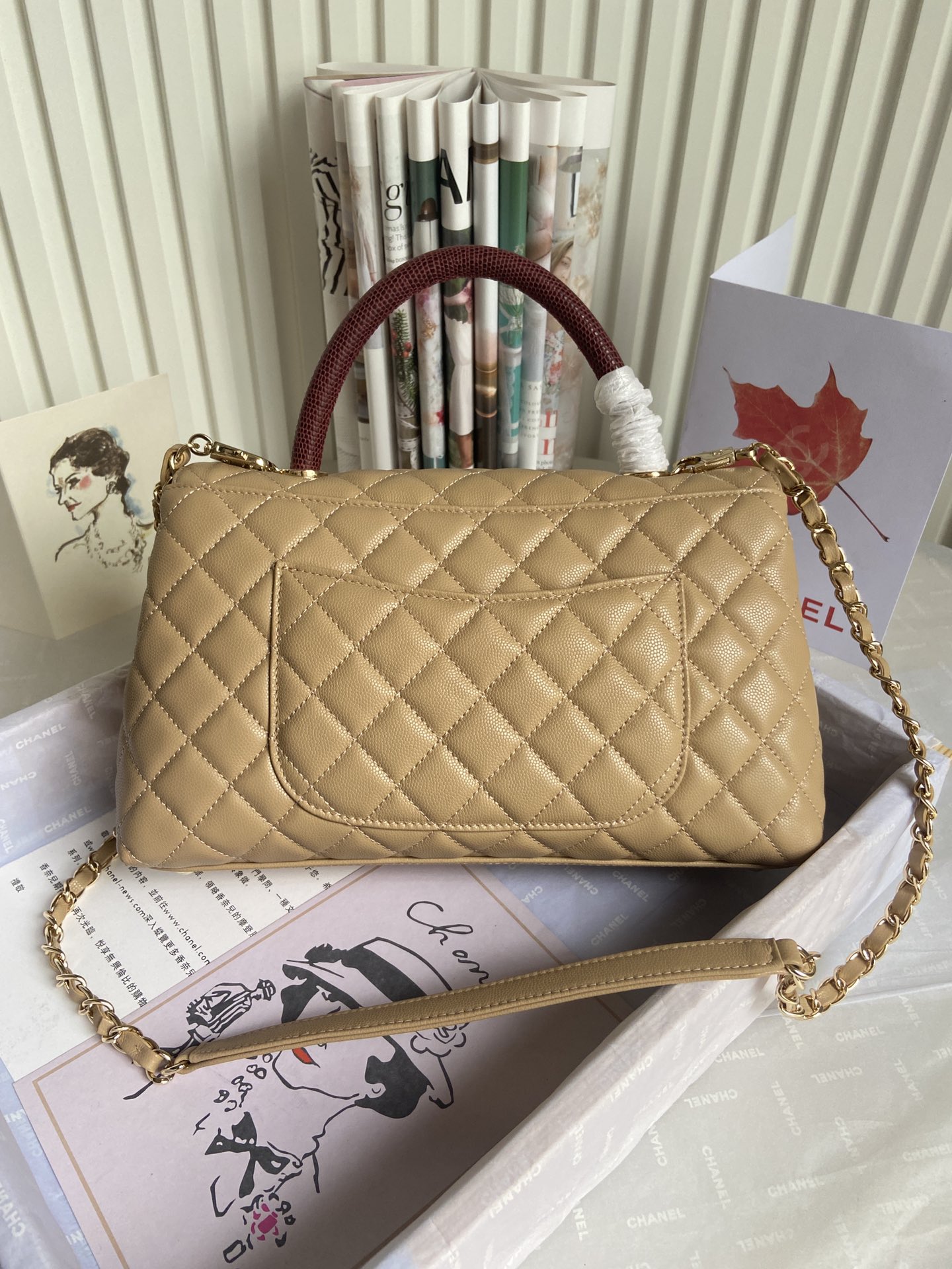 Chanel Bag Coco Handle 628113 29cm cm al