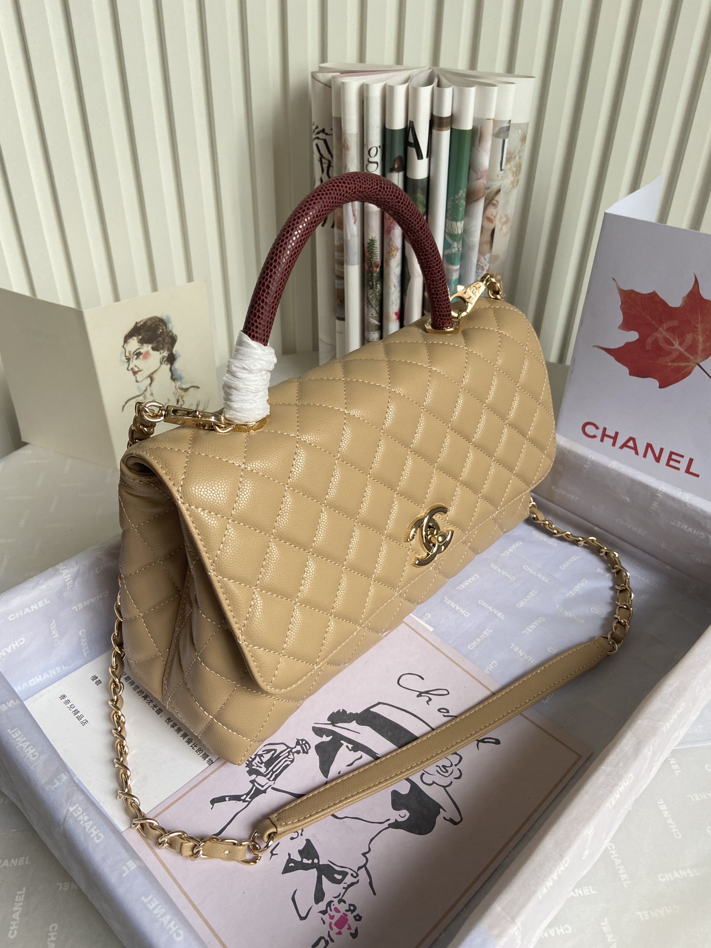 Chanel Bag Coco Handle 628113 29cm cm al