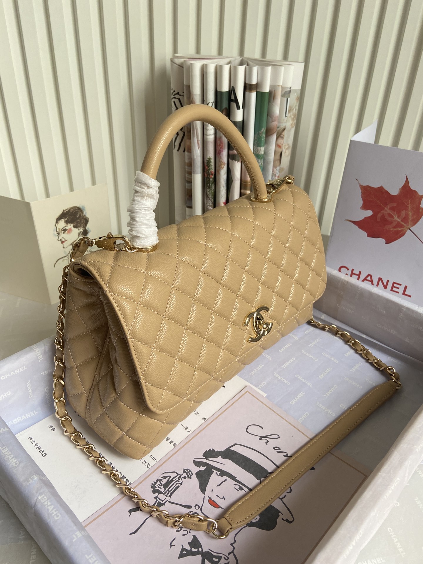 Chanel Bag Coco Handle 628122 29cm cm al