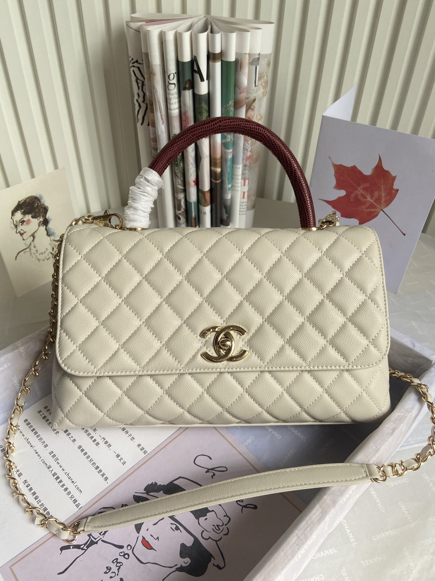 Chanel Bag Coco Handle 628131 29cm cm al