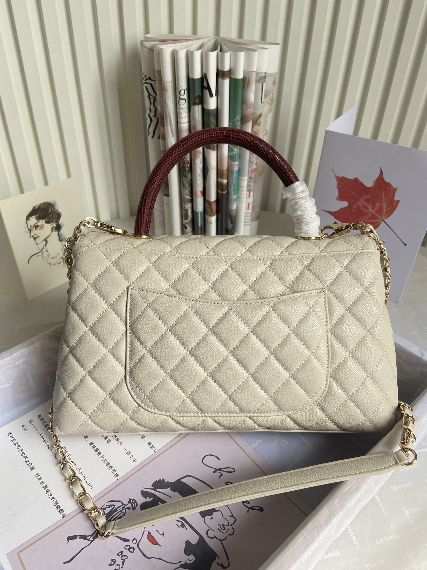 Chanel Bag Coco Handle 628131 29cm cm al