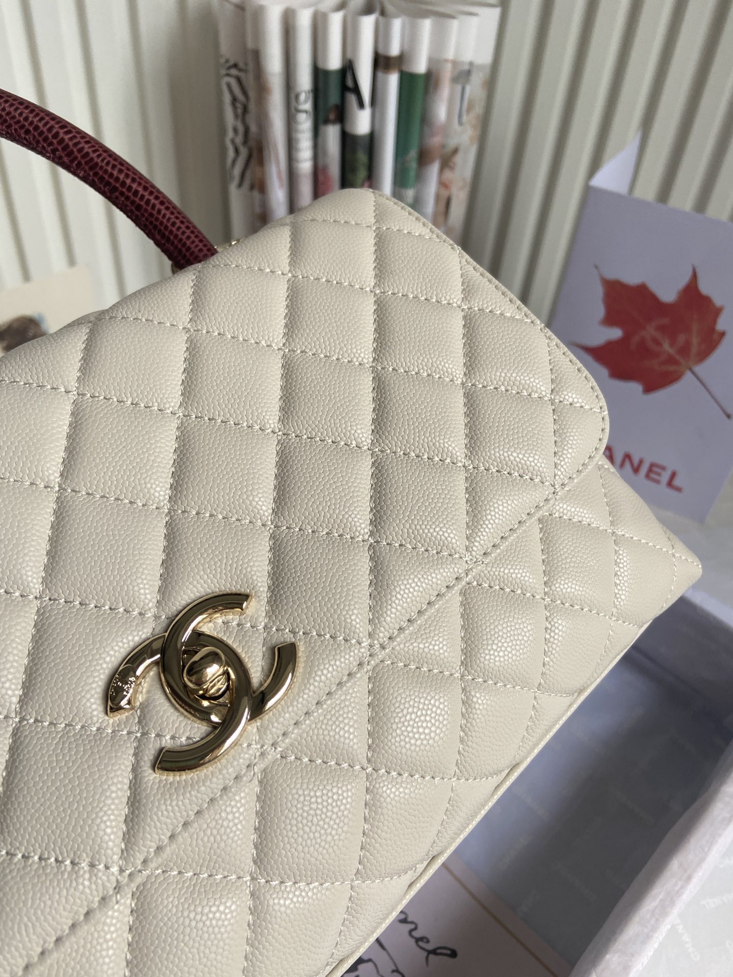 Chanel Bag Coco Handle 628131 29cm cm al