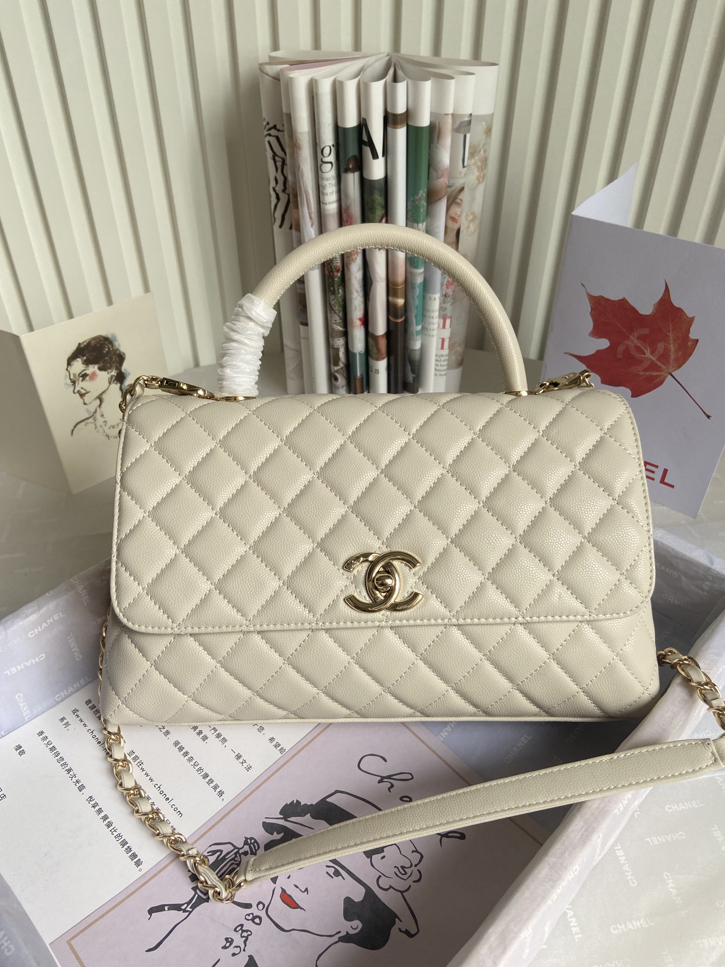 Chanel Bag Coco Handle 628140 29cm cm al