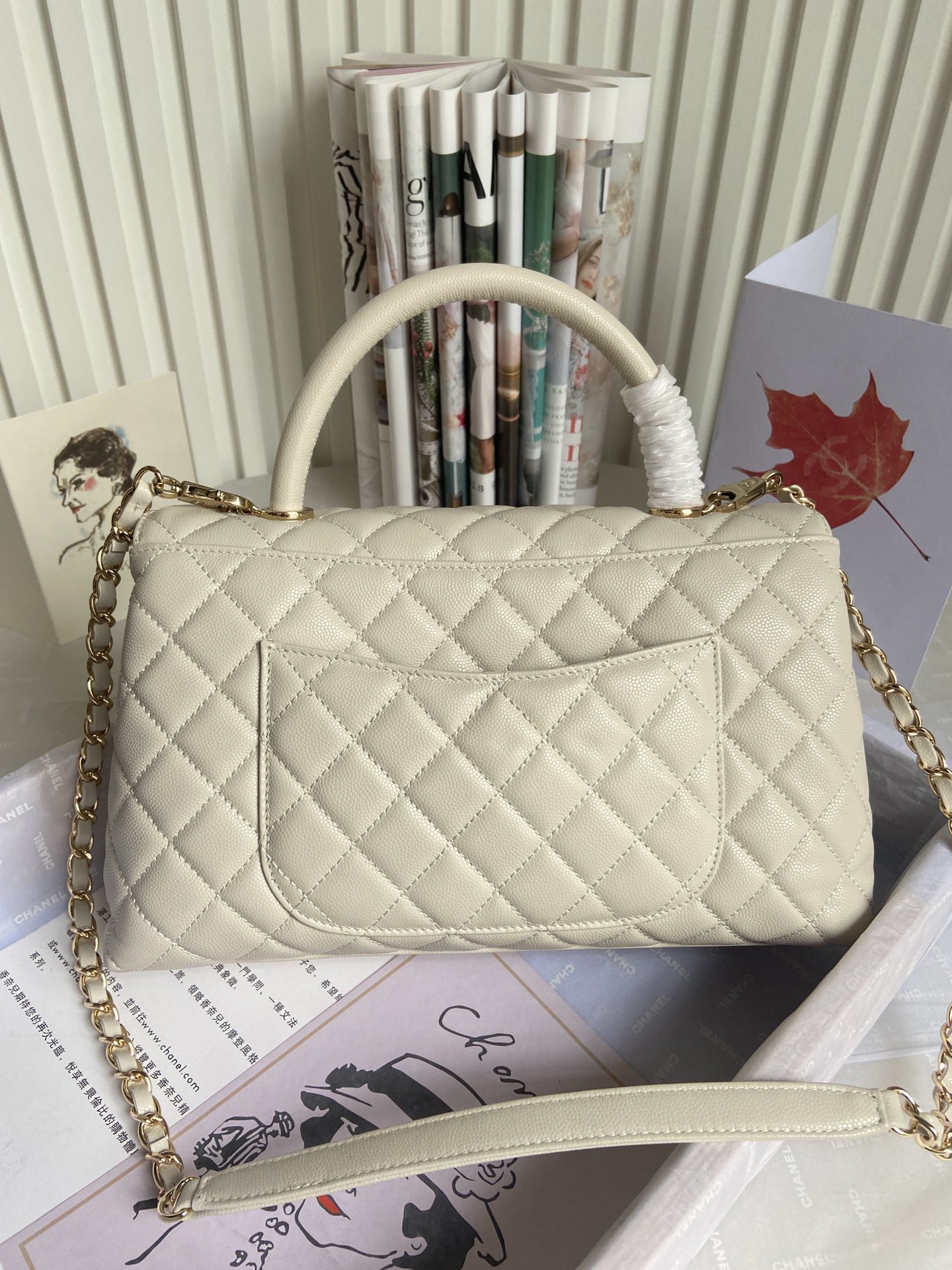 Chanel Bag Coco Handle 628140 29cm cm al