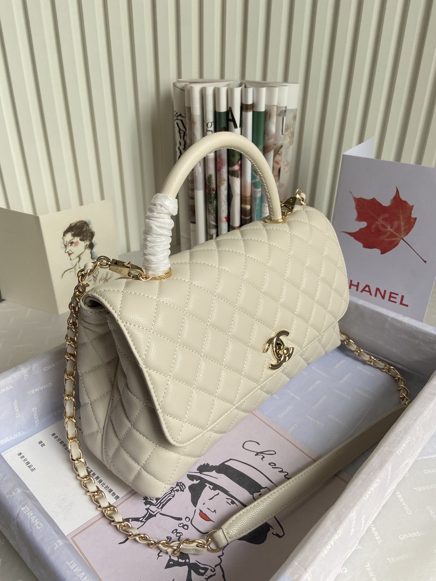 Chanel Bag Coco Handle 628140 29cm cm al