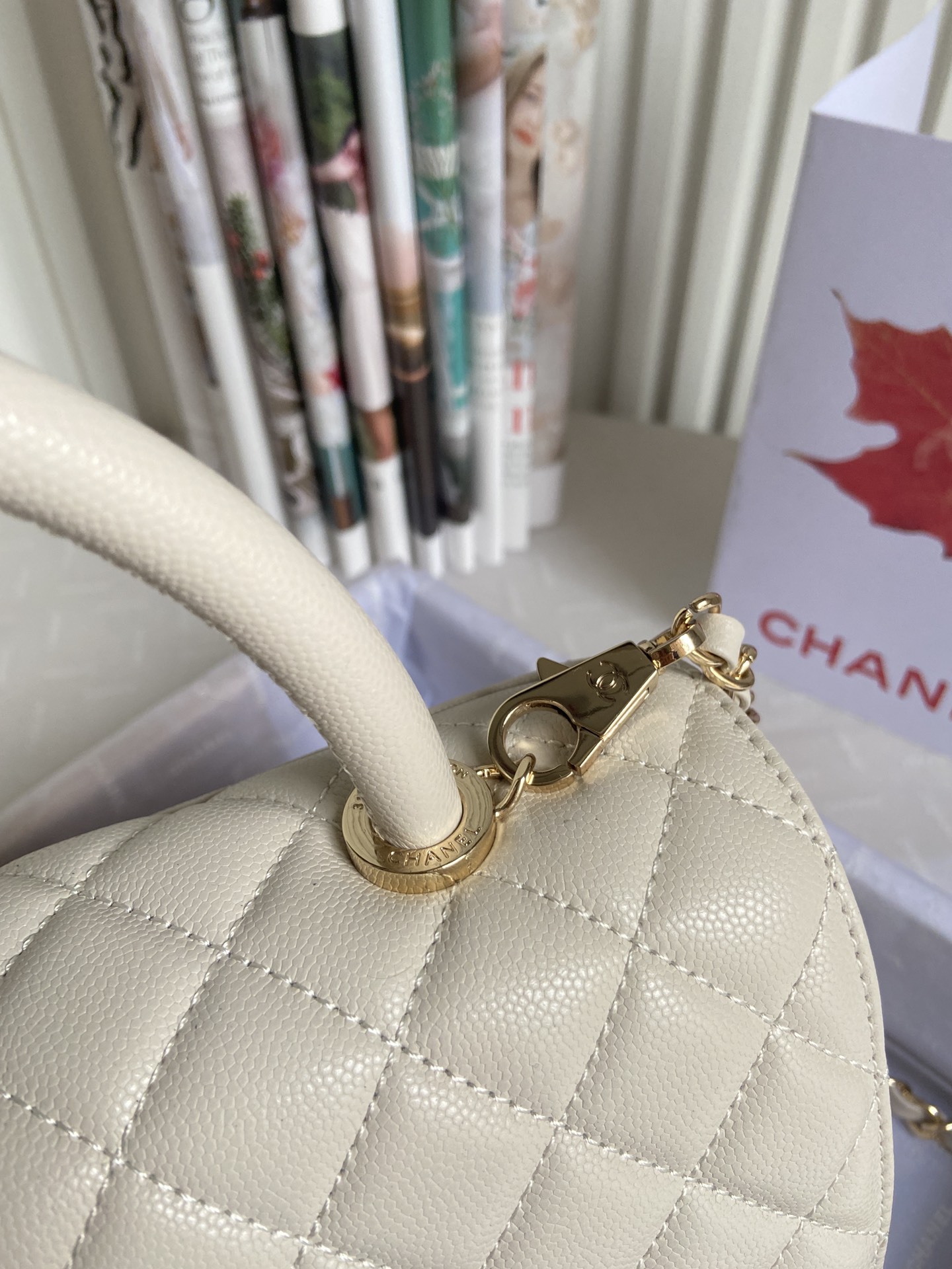 Chanel Bag Coco Handle 628140 29cm cm al