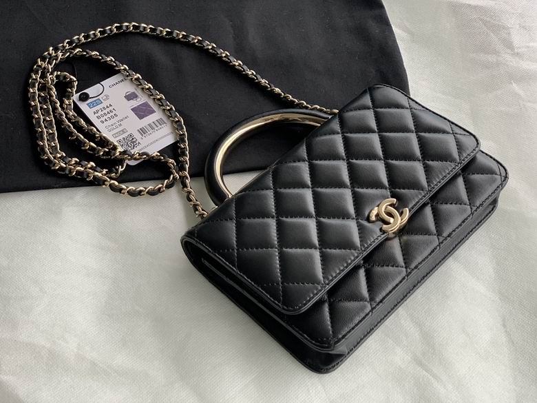 Chanel Bag Coco Handle Original AP2844 12.3x19.2x3.5cm AL