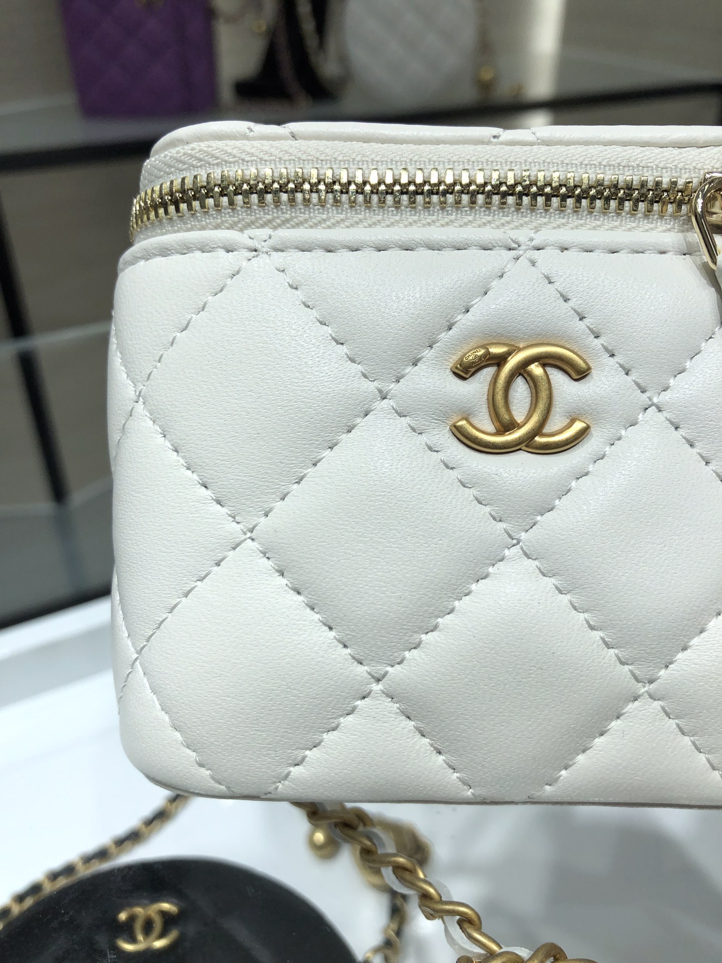 Chanel Bag Beauty s81136 0284303 10.5x8.5x7cm