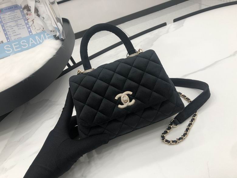 Chanel Bag Coco Handle Original AS2215 13x19x9cm AL