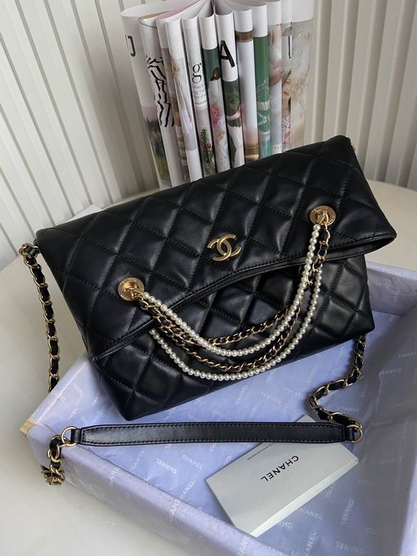 Chanel Bag SHOPPING TOTE AS2213 34X25X5cm BL