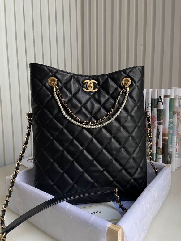 Chanel Bag SHOPPING TOTE AS2213 34X25X5cm BL