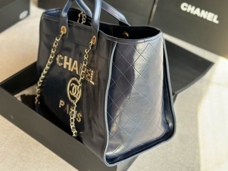 Chanel Bag SHOPPING TOTE big 66941 15.5X25.5X6.5cm BL