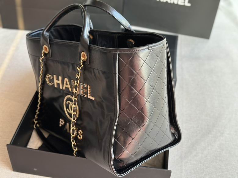 Chanel Bag SHOPPING TOTE big 66941 15.5X25.5X6.5cm BL