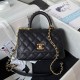 Chanel Bag Coco Handle Original AS2215 19cm BL