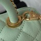 Chanel Bag Coco Handle Original AS2215 19cm BL