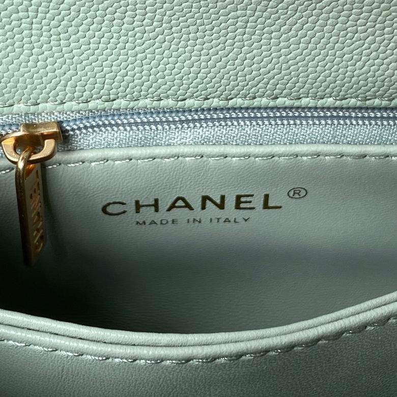 Chanel Bag Coco Handle Original AS2215 19cm BL