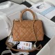 Chanel Bag Coco Handle Original AS2215 19cm BL