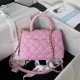 Chanel Bag Coco Handle Original AS2215 19cm BL