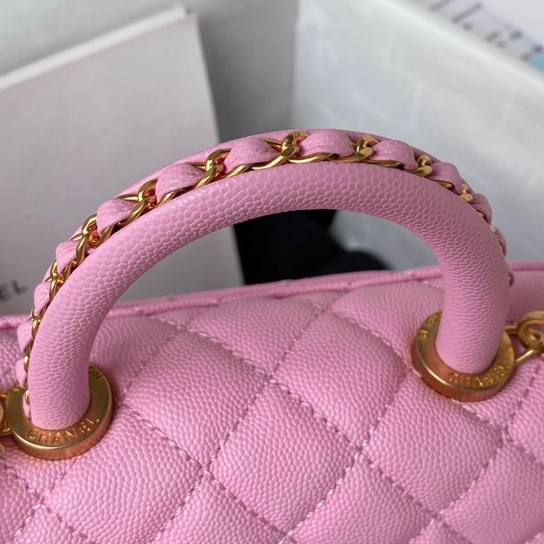 Chanel Bag Coco Handle Original AS2215 19cm BL