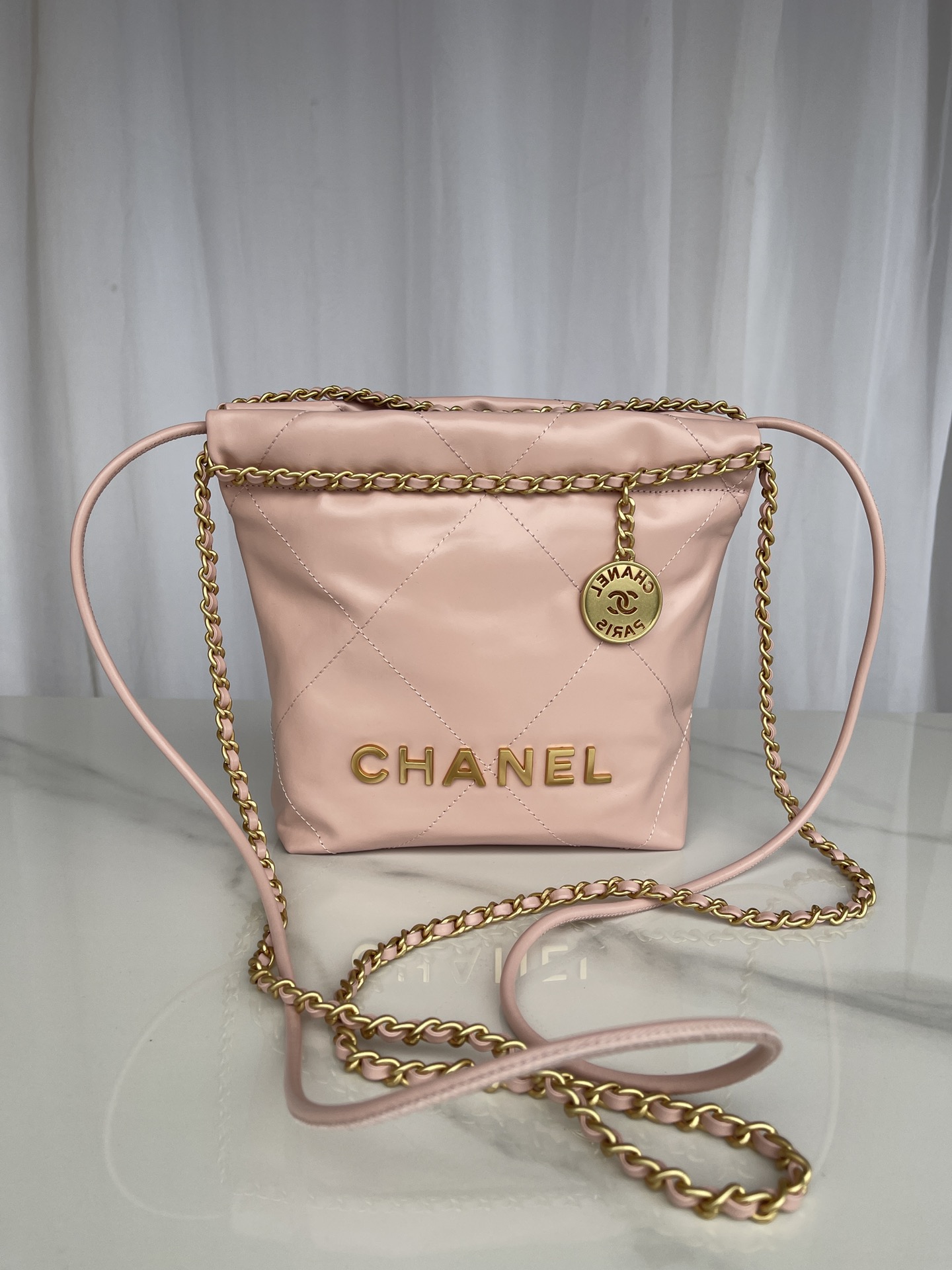 Chanel Bag SHOPPING TOTE AS3980 19X20X6cm BL