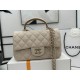 Chanel Bag Coco Handle Original AS2431 20X12X6cm BL