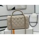 Chanel Bag Coco Handle Original AS2431 20X12X6cm BL