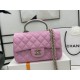 Chanel Bag Coco Handle Original AS2431 20X12X6cm BL