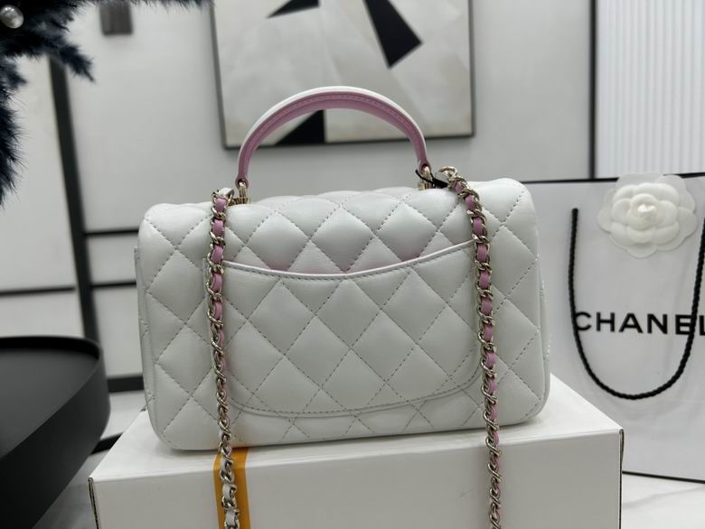 Chanel Bag Coco Handle Original AS2431 20X12X6cm BL