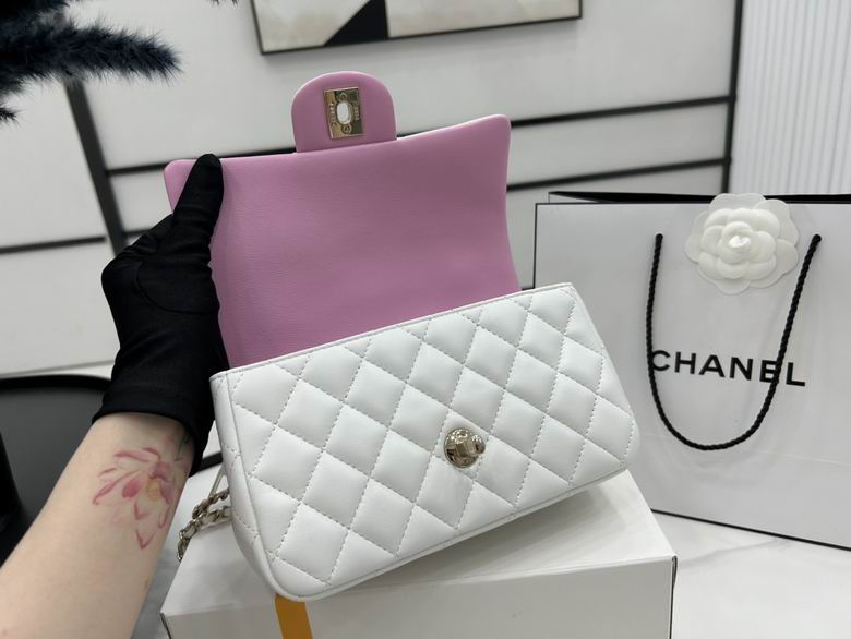 Chanel Bag Coco Handle Original AS2431 20X12X6cm BL