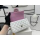 Chanel Bag Coco Handle Original AS2431 20X12X6cm BL