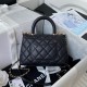 Chanel Bag Coco Handle Original AS2215 13X19X9cm BL