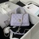 Chanel Bag Coco Handle Original AS2215 13X19X9cm BL