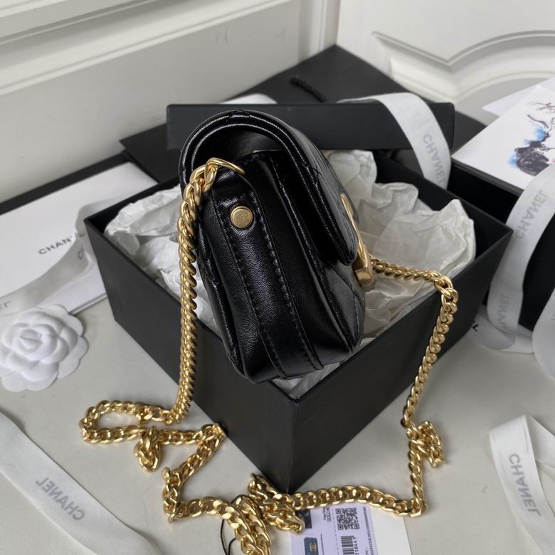 Chanel Bag Wallets on Chain AS3854 11X14.5X3.3cm BL